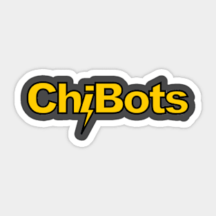 Chibots logo - text only Sticker